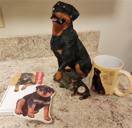 Rottweiler Home Decor Lot 2