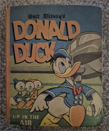 1945 Donald Duck "Up in The Air" Book