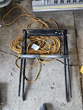 Dewalt Metal Saw Bench & Heavy Duty Electric Cords