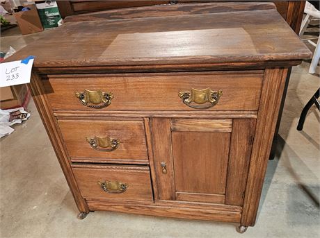 Antique Wood Cabinet