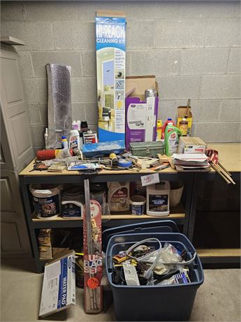 Mixed Hardware & Household- Paint Supplies, Dryer Kit, Cleaning & More