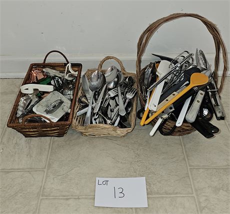 Mixed Flatware, Utensils & More