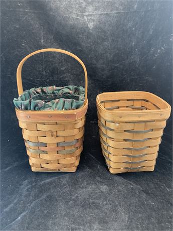 Vintage Longaberger Basket 1992 Shades Of Autumn Decorative Storage Baskets