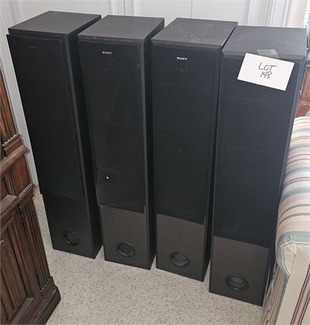 Sony Model SS-MF515 Floor Speakers x4