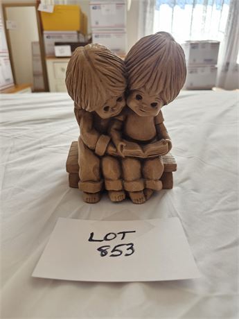 Vintage Fannykins "Study Time" Statue by Bill Mack