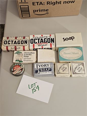 Box of Mixed Vintage Soaps