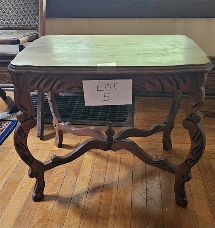 Antique Wood Side Table