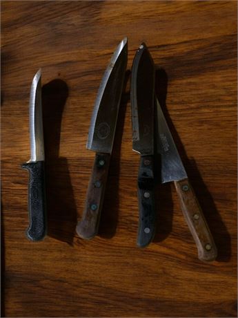 Stainless Steel Kitchen Knife Set By Illinois Cutlery, Entree Cutlery