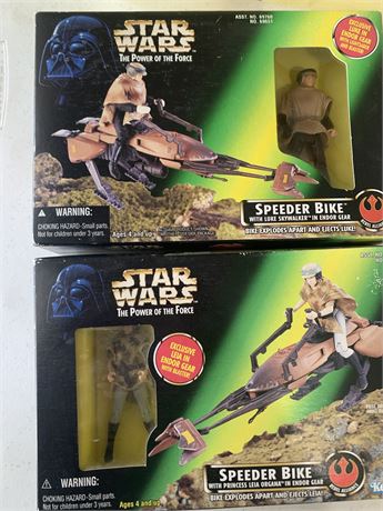 Vintage Star Wars The Power of the Force Action Figure & Vehicle Sets