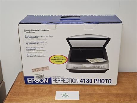 Epson 4180 Photo Perfection Scanner with Box