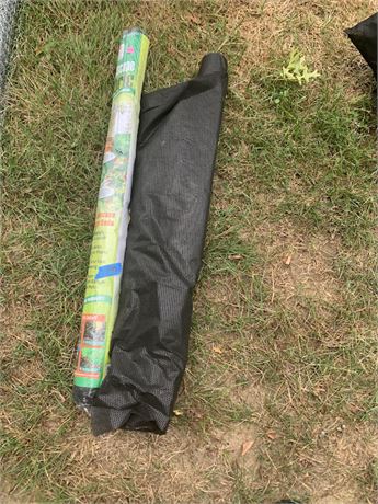 Black Landscape Flower Bed Weed Fabric - 2 Rolls