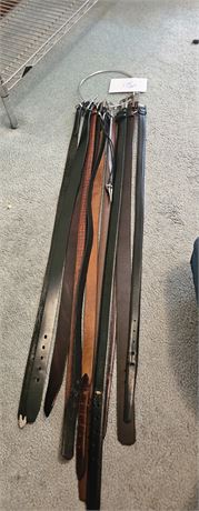 Men's Mixed Leather Belt Lot Size 33-38