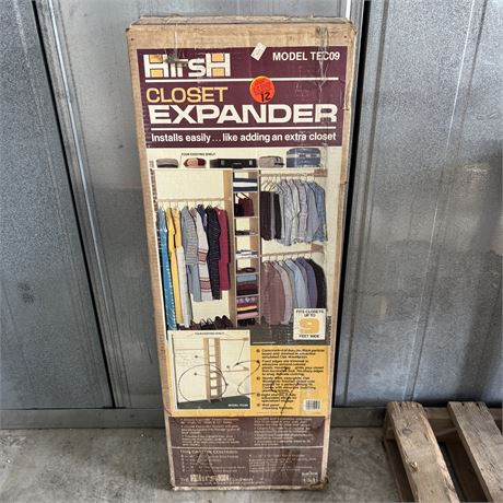 The Hirsh Company Closet Expander (New In Box)
