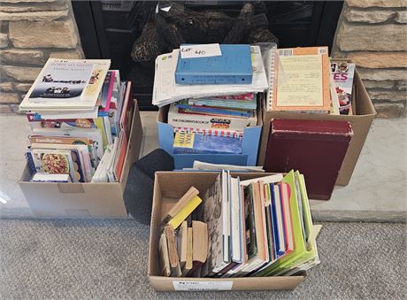 Mixed Book Lot- Cookbooks, Children's Books, History & More