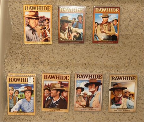 Rawhide Seasons 1-4 DVD's