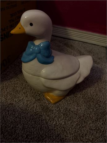 Goose Cookie Jar