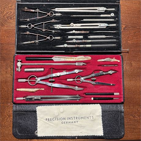 Pair of Old Compass Precision Tool Sets