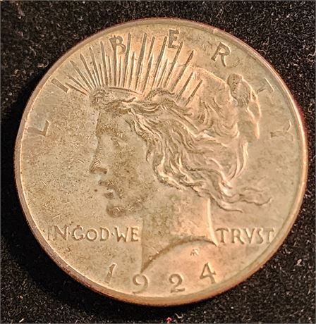 1924 Peace Silver Dollar