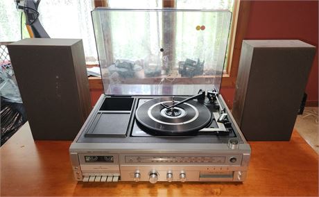 Sears AM/FM, Cassette, 8-Track, Record Player