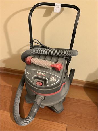 RIDGID 50368 RV2400HF 14-Gallon 2-Stage Wet/Dry Vacuum Certified HEPA Filtration