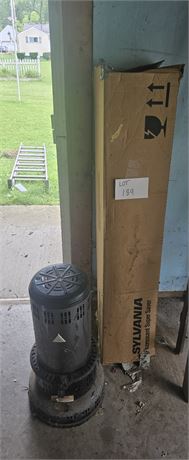 Metal Heater & Sylvania Shop Lights