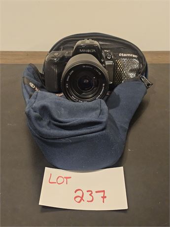 Minolta Maxxum 800SI 35MM SLR Film Camera With Vertical Focal Plane Shutter & 28