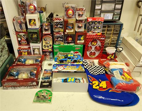 Tote of Christmas Nascar Items