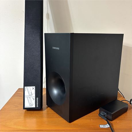 Samsung Soundbar and Surround Speaker