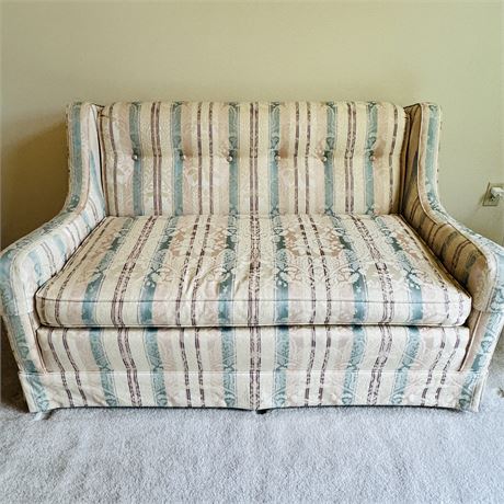 Floral Upholstered Loveseat - 53"L x 30.5"T