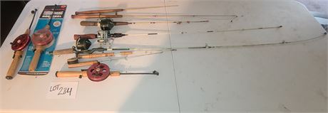 (3) Thrumming Rods & Reels / Zebco Rods / Reels & More