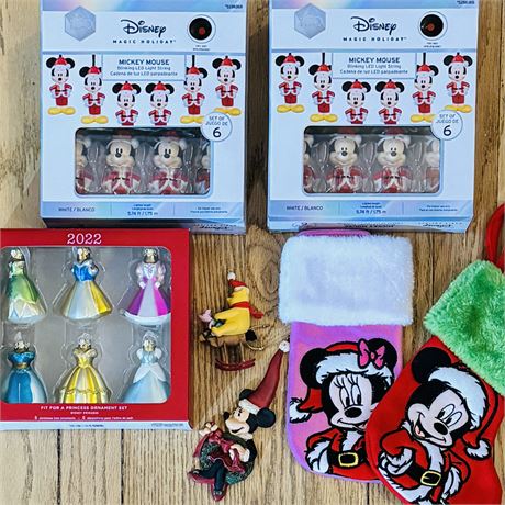 New Disney Mickey Mouse String Lights, Ornaments and More