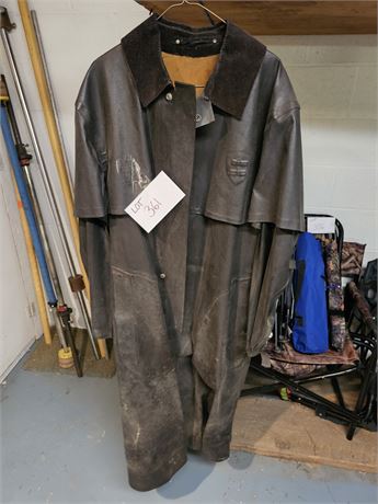 Leather Men's Hunter Duster Coat