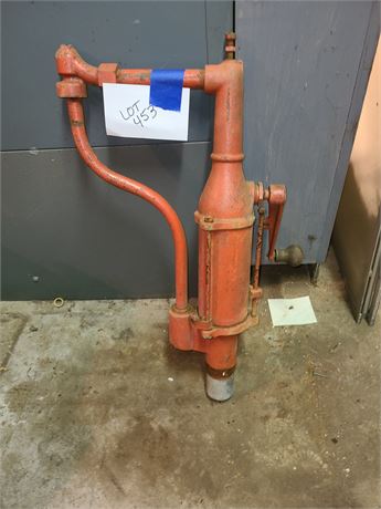 Vintage Red Well Pump