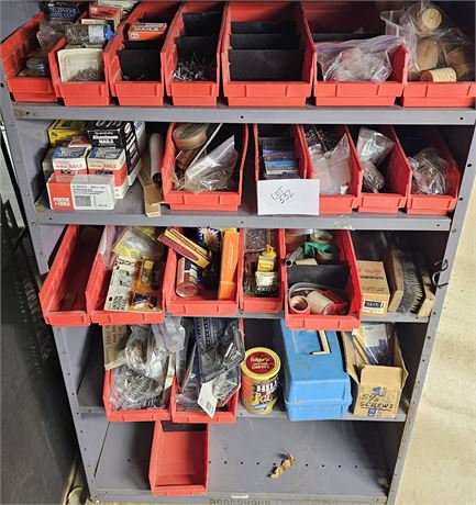 Shelf Cleanout: Hardware, Thermometers, Screws, Nails, Window Cranks & Much More