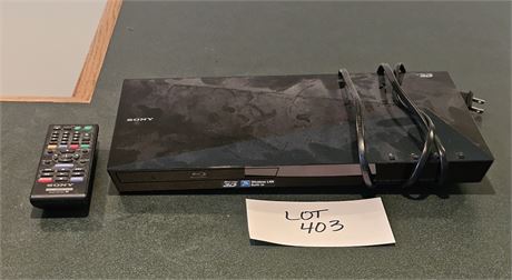 Sony BluRay Disc Player