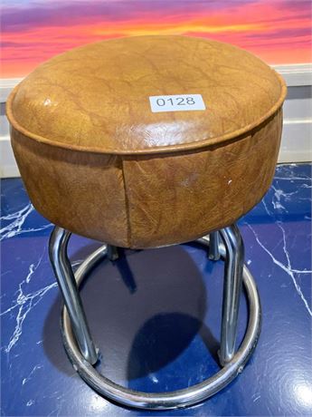 EF Brewer Brown Adjustable Exam Medical Rolling Stool With Heavy Frame