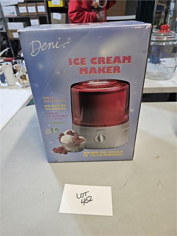 Deni Ice Cream Maker in Box