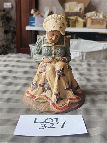 Tom Clark Creations 1983 "Mattie" Gnome Figurine – Artist Signed in Ink