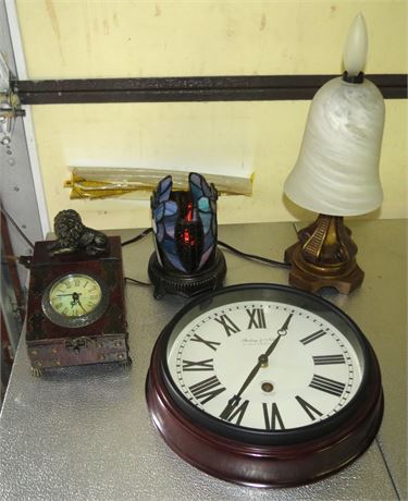 Lamps, Clock, Clock Jewelry Box