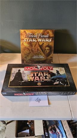Star Wars Trivia Pursuit & Monopoly Games