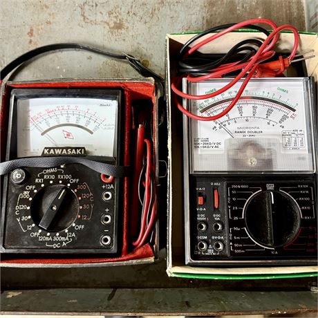 Kawasaki & Micronta Multitesters/Multimeters