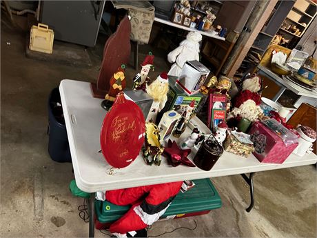 Large Holiday decor Clean out