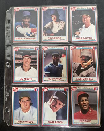 Sleeve of MLB Cards