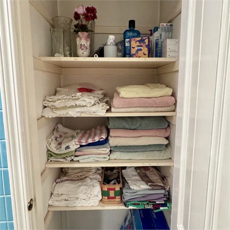 Bathroom Closet Cleanout - Linens, New Items and More