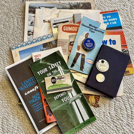 Automobile and Gas Vintage Ephemera Lot