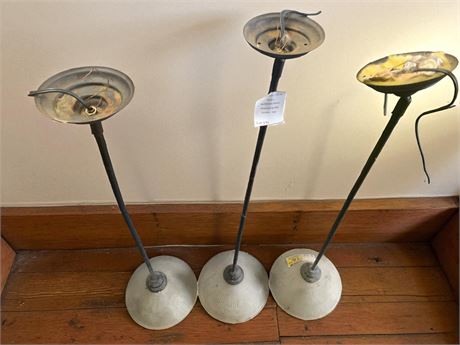 Vintage Pendant Lamp Lot of 3