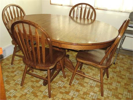 Dining Room Table, 4 Chairs