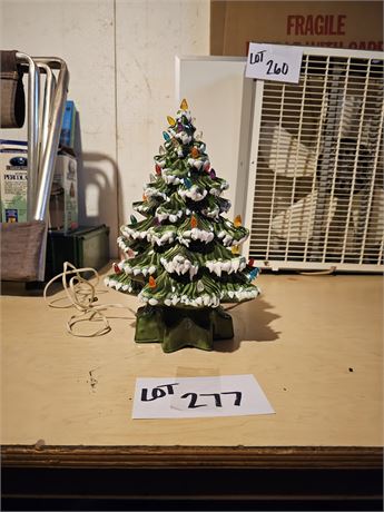 Vintage Ceramic Christmas Tree