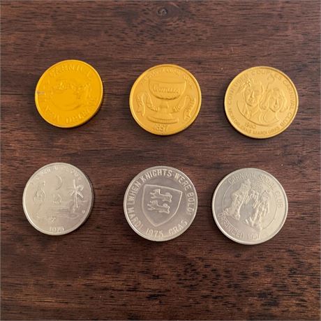Mardi Gras Doubloons From the Krewe of Pegasus Token Exonumia Lot