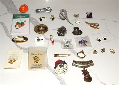 Costume Jewelry: Pins